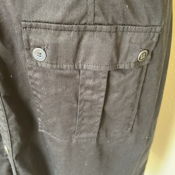 NEW YORK COMPANY BLACK stretch Short Sleeve Dress with pockets sz XL - Picture 3 of 6